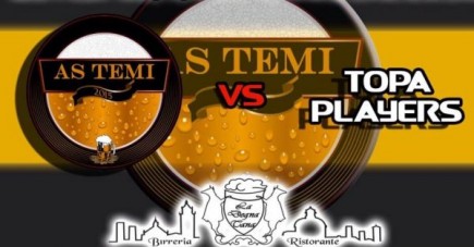 1° Giornata, La Degna Tana-A.S. Temi vs Topa Players: i convocati